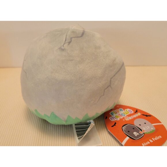 Flip A Mallows By Squishmallows Alva & Felice Reversible Plush Toy 5" Halloween - Picture 3 of 10